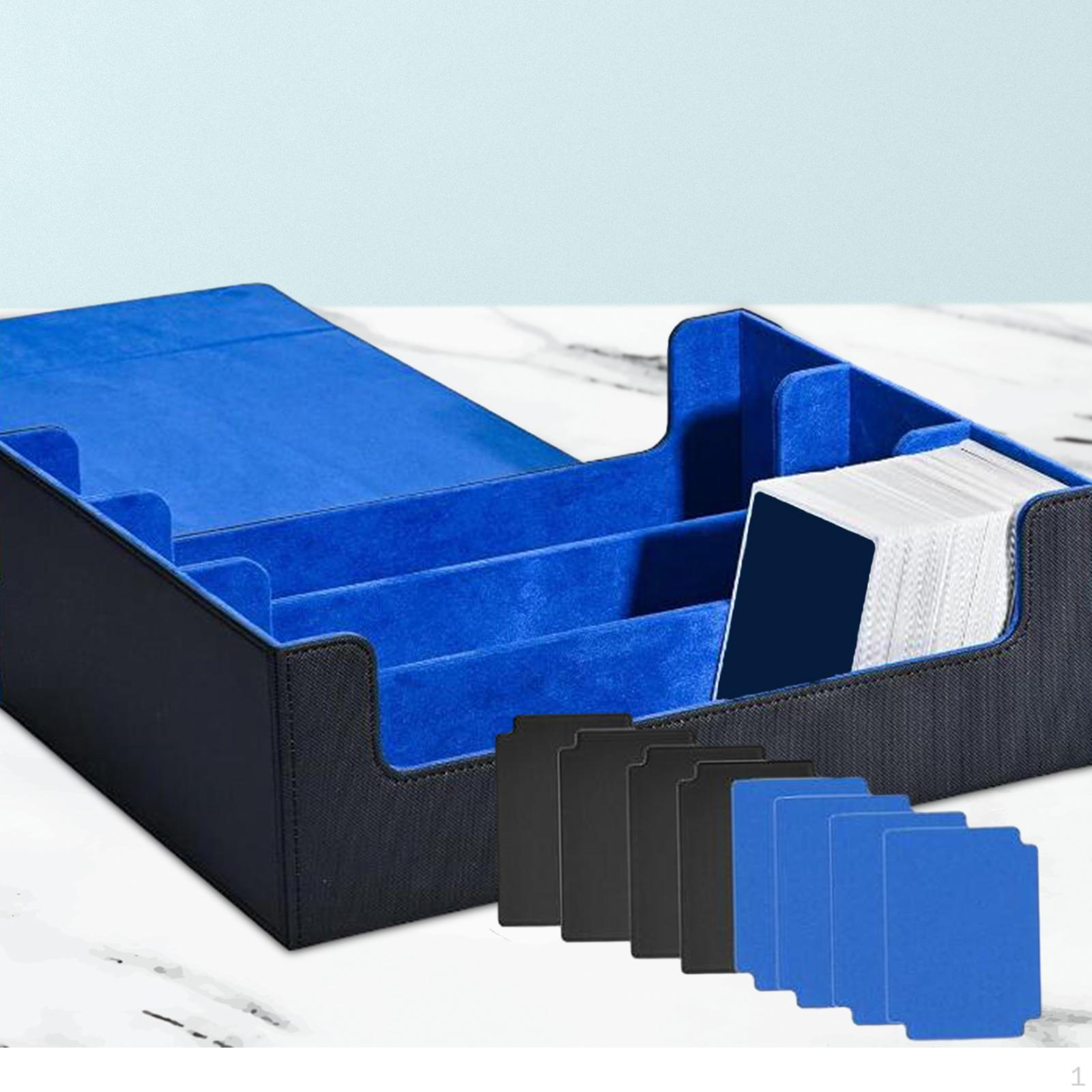 

Чехол для колоды карт, торговый ящик для хранения коллекционных баскетбольных карточек TCG With 8 Dividers