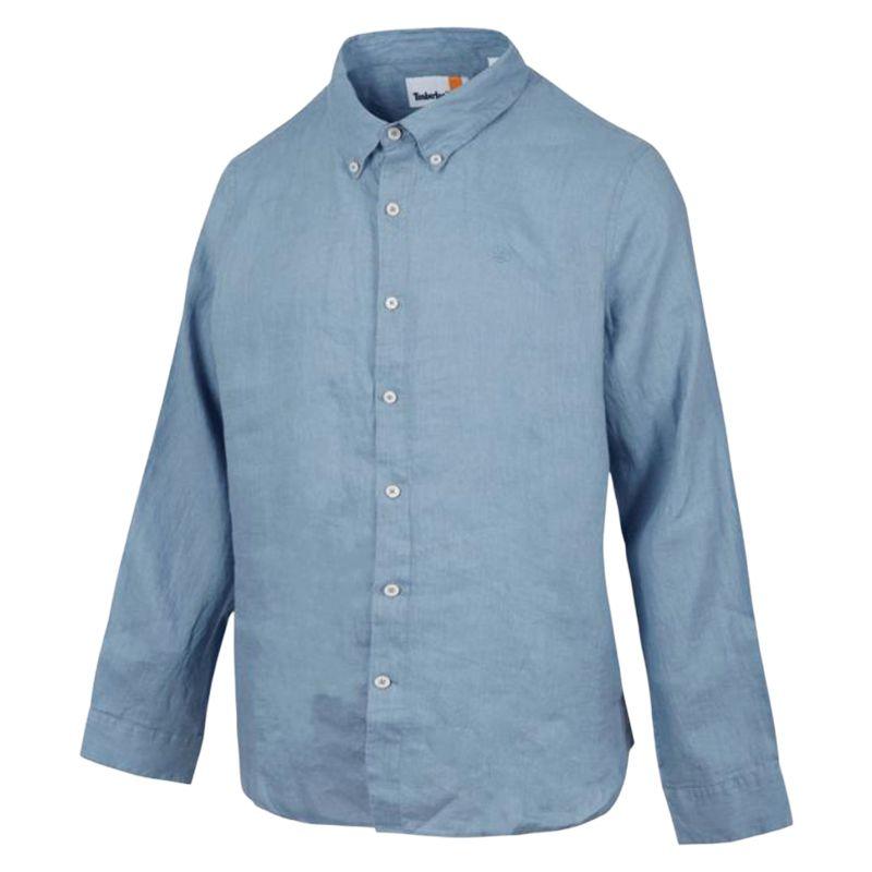 

Timberland Af Linen Casual Fashion Polo Comfortable Long Sleeve Shirt Men shirts A69FY-758 XL