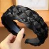 Wide Edge Fishbone Braided Headband Wig – Covers Hairline & High Skull Top