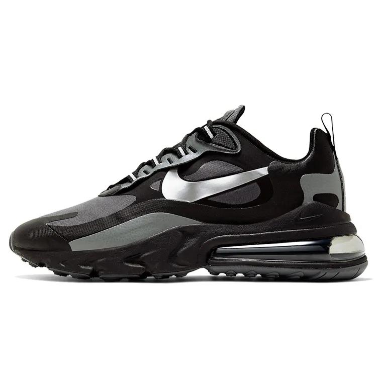 Nike Air Max 270 React WTR 'Waterproof' (Unisex) Black / Dark Grey / Metallic Silver Running Shoes CD2049 001