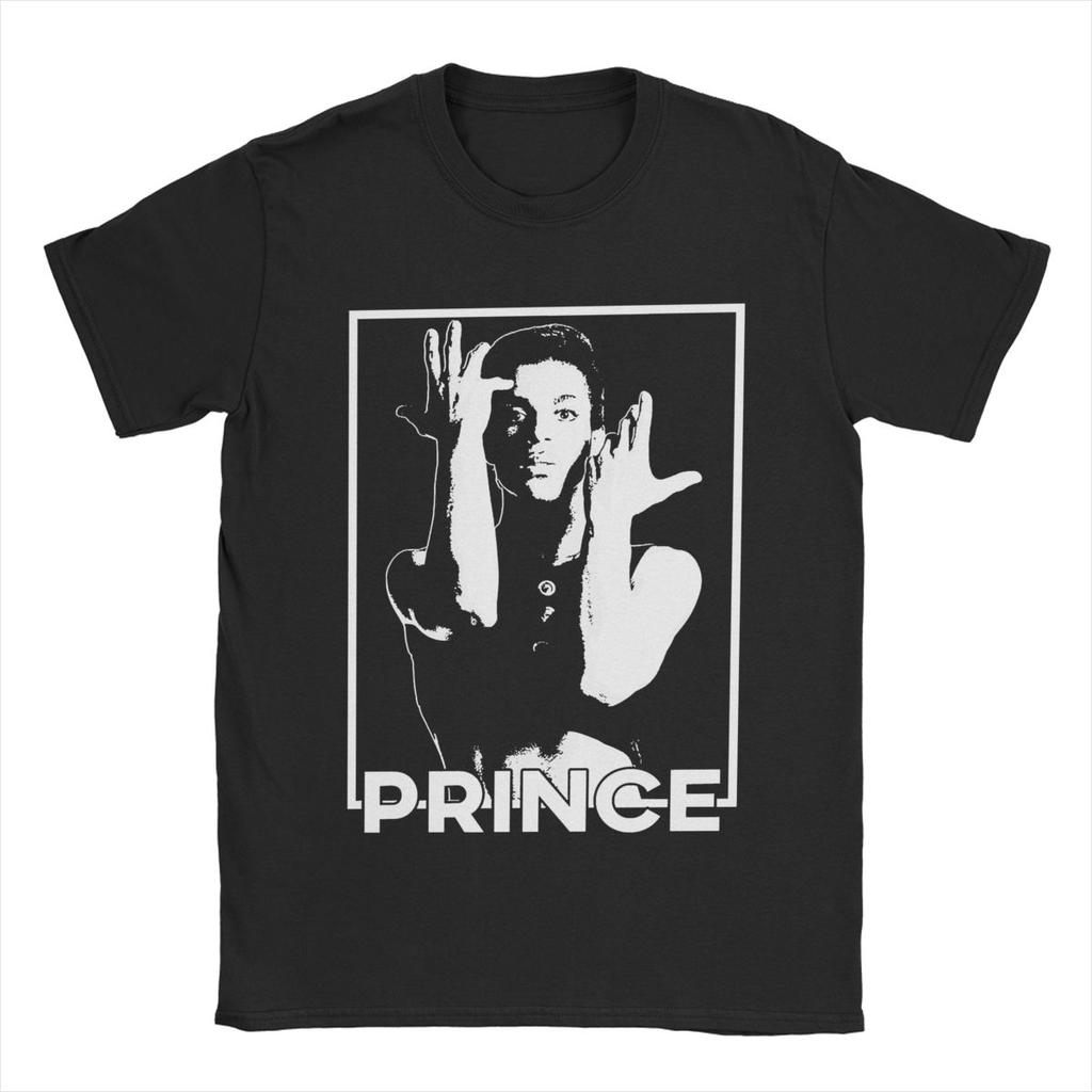 Vintage Prince Signature Musik Sänger T-Shirt für Herren Damen Baumwoll-T-Shirt Bedruckte Kleidung