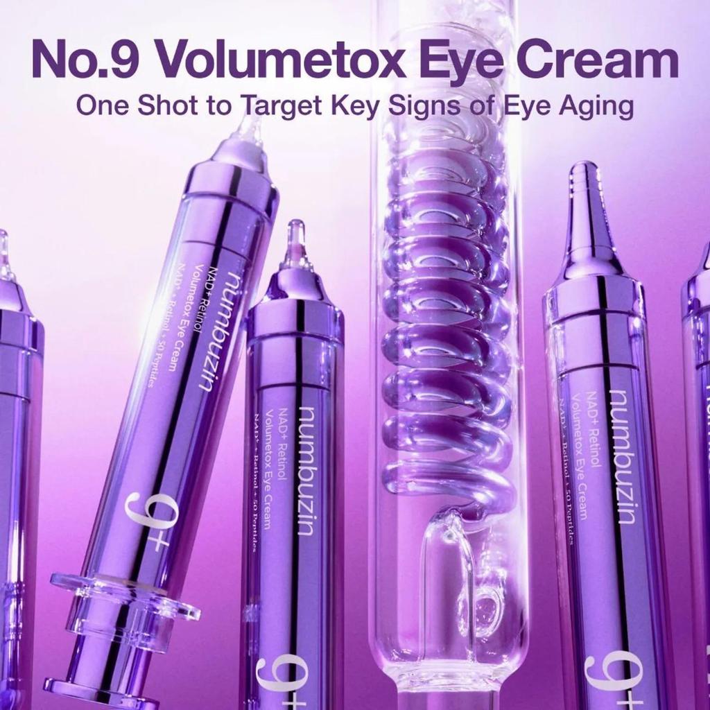 NUMBUZIN N°9 NAD+ Rétinol Volumetox Crème Yeux 10ml
