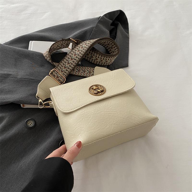 

Популярная сумка-ведро женская новая ретро модная фактура сумка через плечо модная сумка через плечо с широким ремнем