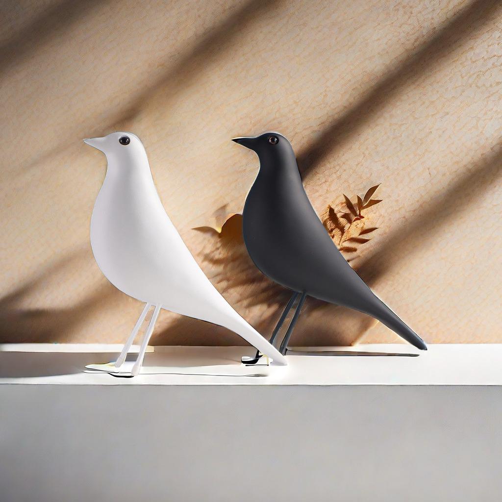 Creative Resin Dove Figurine: Bird Ornament Décor for Home & Entryway