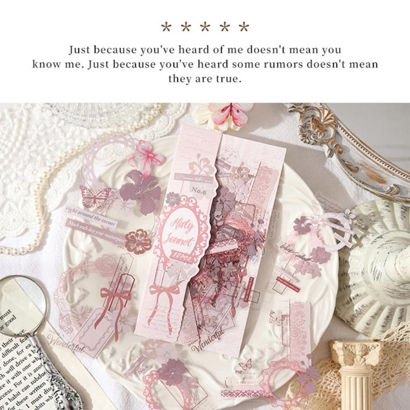 Decorative DIY Sticker For Planners Stationery And Notebook Easy Remove Design Multiple Pattern Optional Waterproof