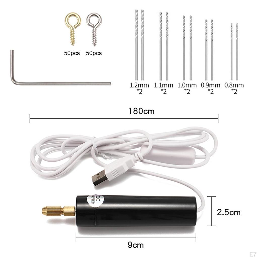 Corded Hand Drill And Bits for Jewelry Making Tool