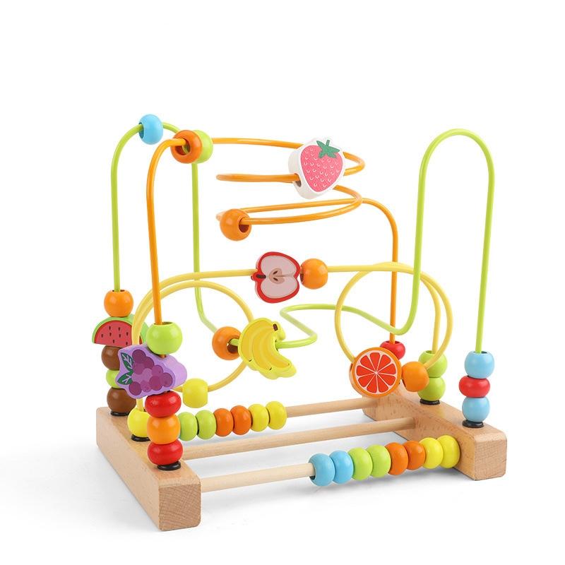 First-Class Montessori Premium-Quality Baby Play Sets Premium-Quality Wooden Roller Top-Grade Coaster Superior-Grade Bead Premium-Quality Maze
