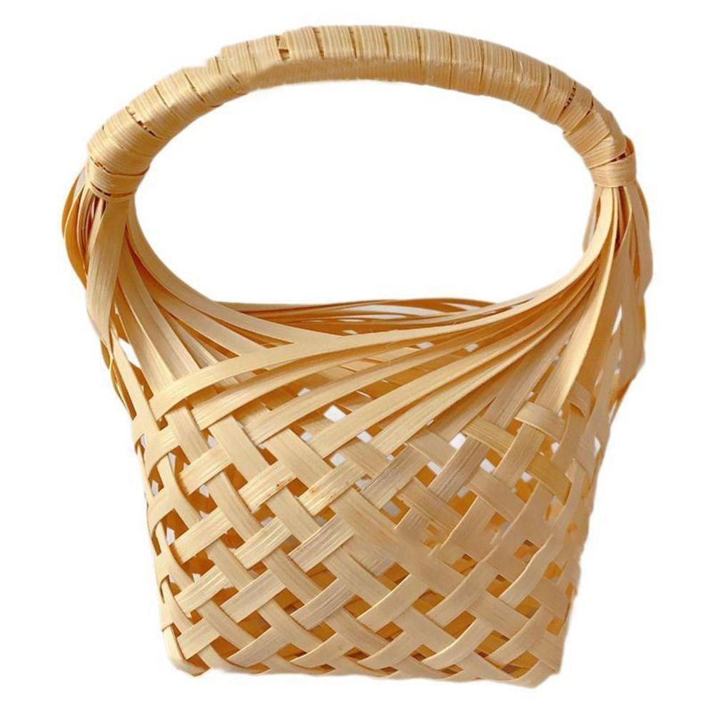 

Multi-functional Bamboo Basket Handmade Souvenir Baskets for Home Wedding Decor