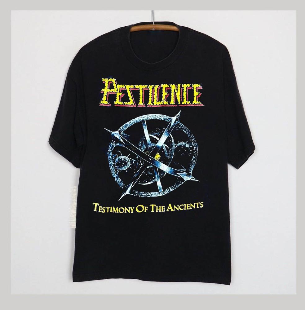 Футболка унисекс Band Rock Pestilence testimony of the ancients Все размеры TP798 L