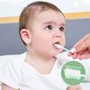 Soft Gauze Toothbrush with Baby Tongue Cleaner | Portable Baby Toothbrush for Toddlers - Gentle On Clean Skin, Individually Wrapped, for Boys and Girl