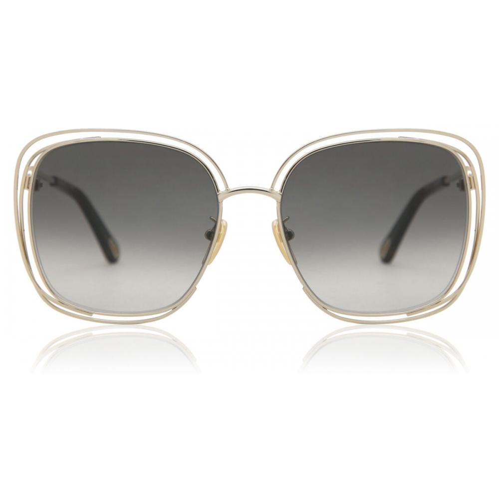 

Chlo Ch0077sk Asian Fit 001 Women Sunglasses Shiny Light Gold/58-16-140