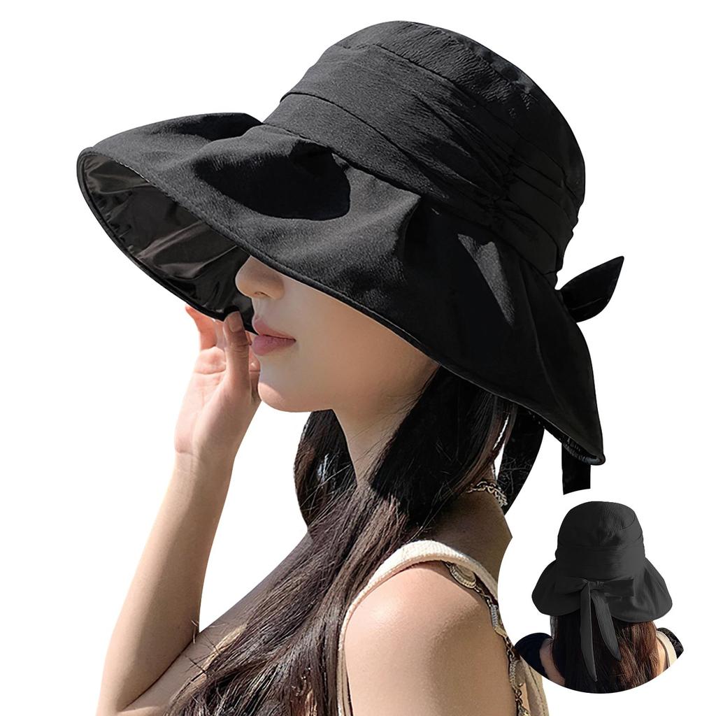 UV Protection Hat UV by Specialist Wide Overwhelming Sun Deep Small Face Sweat Moisture Adjustable Chin Bucket Free Type [SIVAN] Women's [Large Size,