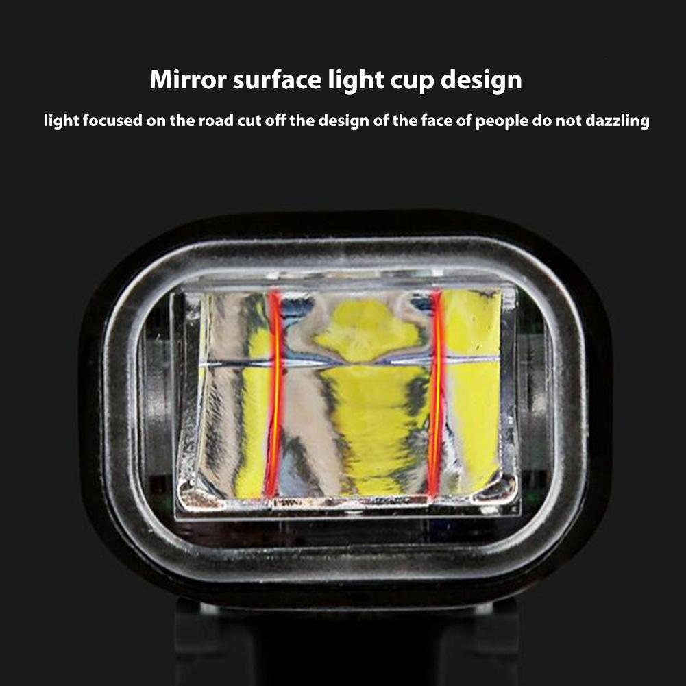 Bike Light Rainproof USB Rechargeable LED Front Lamp Ultralight Flashlight Bicycle Lamp