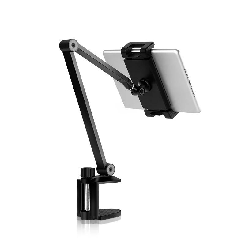 

Tablet Stand AP-7LC Live Streaming Bedside Multifunctional Aluminum Alloy Foldable Stand Suitable for Tablets and Phones чёрный