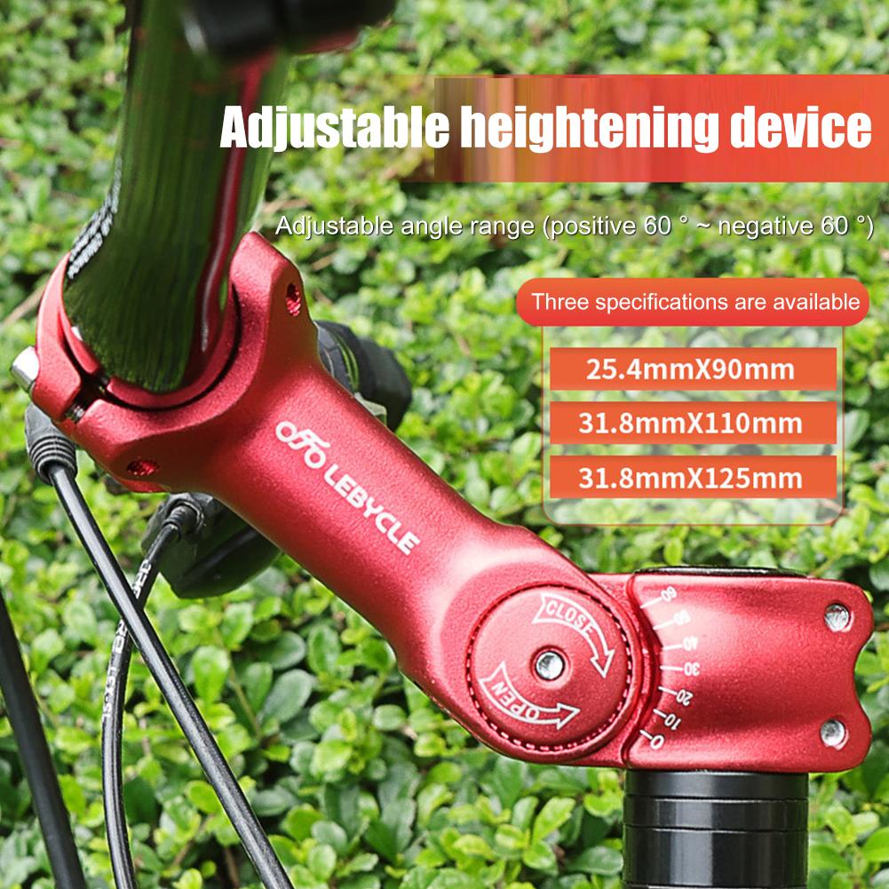 Buy LEBYCLE Adjustable Mountain Bike Handlebar Stem Cycling Bicycle ...
