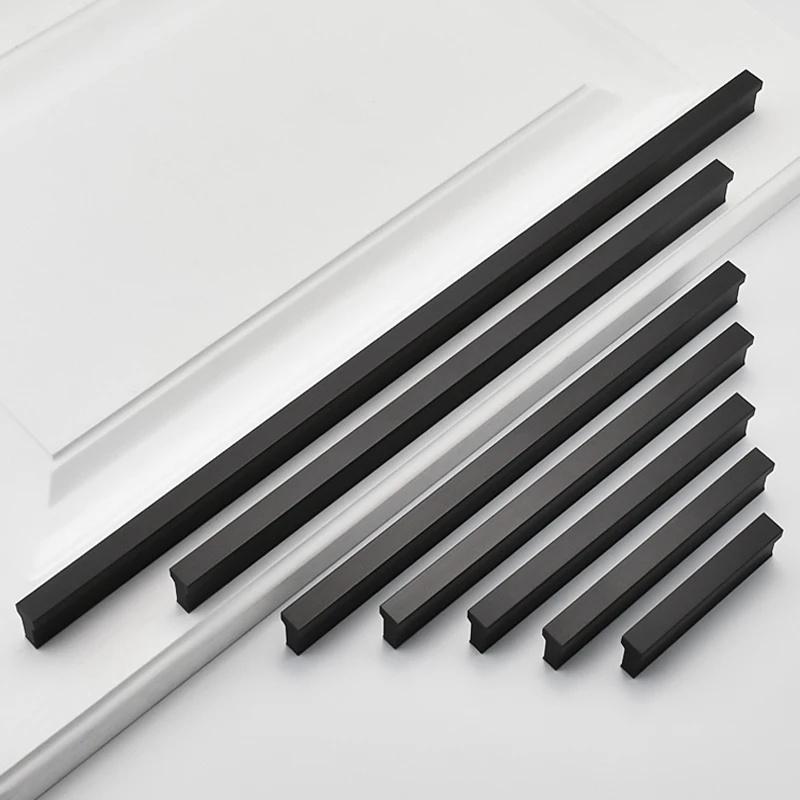Factory Custom Kitchen Cabinet Handle Hardware Aluminum Alloy Wardrobe Door Drawer Handle