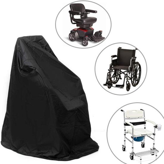 Wheelchair Cover Waterproof Strong Flexibility 210D Oxford Cloth Anti-deformation Electric Wheelchair Cover