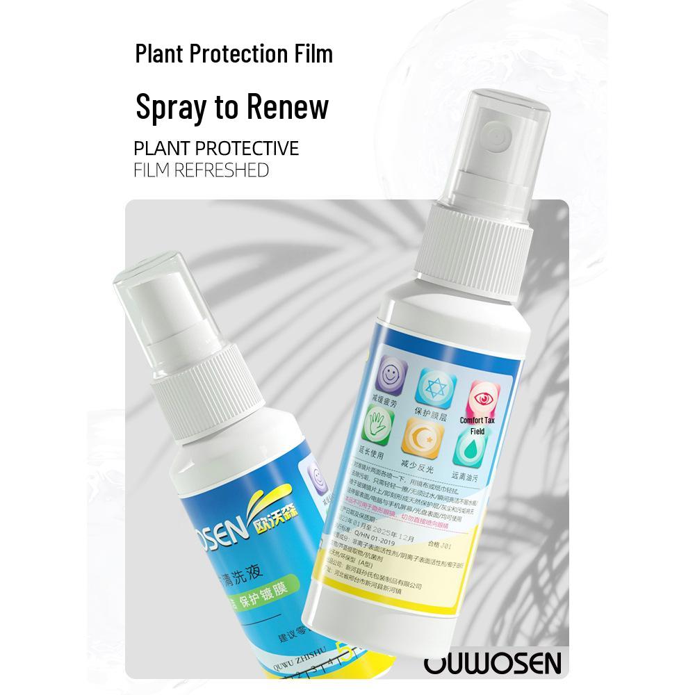 German Lens-Safe Glasses Cleaning Spray White Bottle