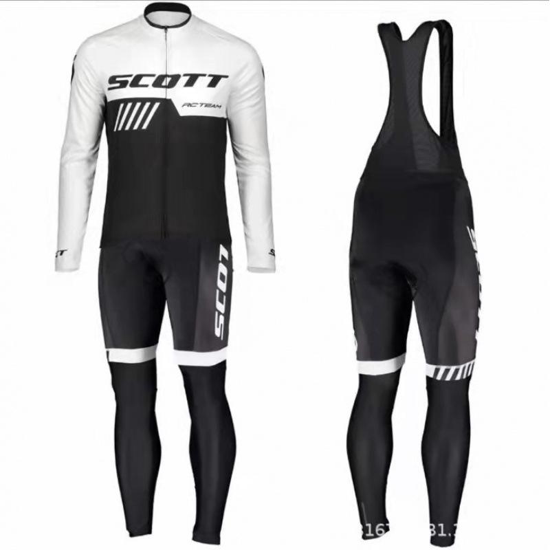 2026 Cycling Suit Long Sleeve Strap Set Mountain Self Road Suit