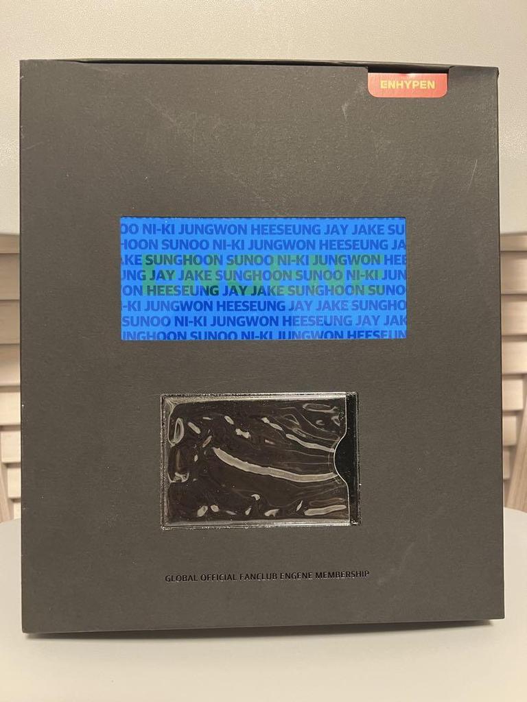 [USED] ENHYPEN ENGINE membership kit 2nd term/with penlight