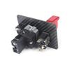 3 Gang True Carbon Fiber 12V LED Lgnition Switch Panel Car Modification Racing Universal Car Engine Start Push Button