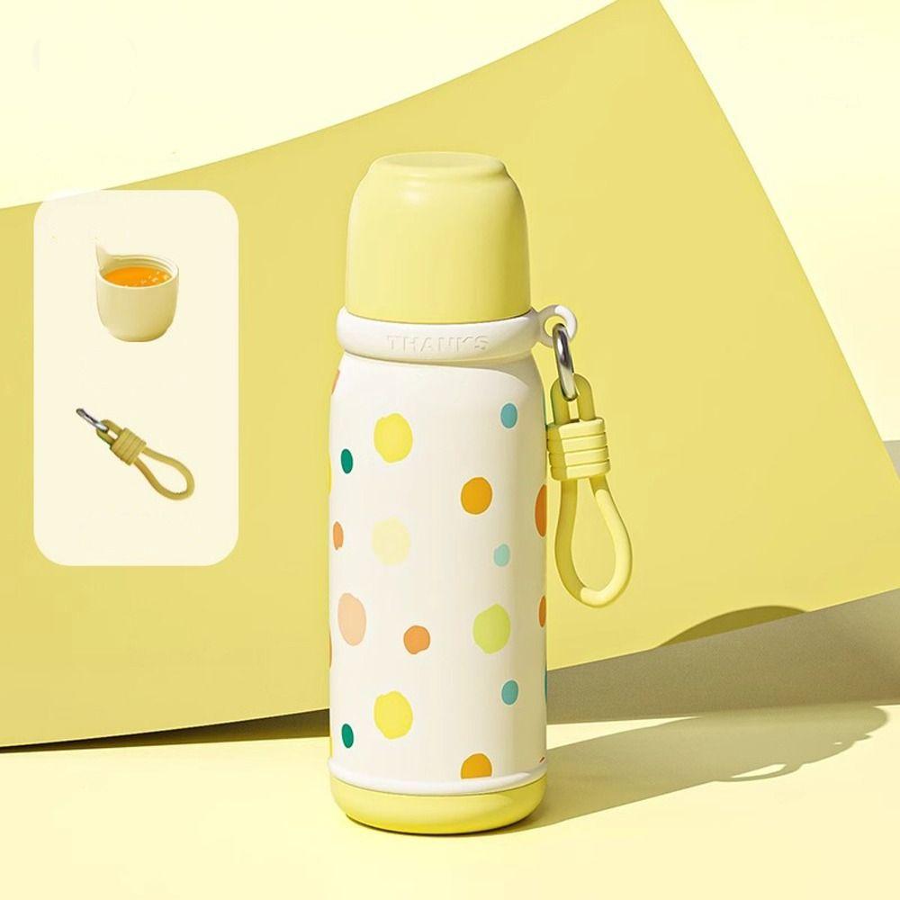 Cartoon Pattern Coffee Cup Large Capacity Insulated Cup Ins Style Water Bottle  Outdoor Sports