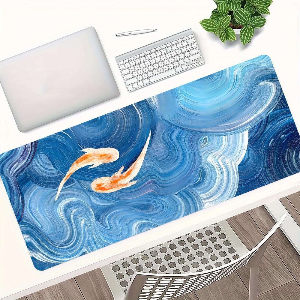 

Lucky Koifish Large Mouse Pad Desk Mouse Pad Cute HD Desk Pad Extended Gaming Keyboard Mats Large XXL Gamer Mousepad 90x40 600x300x2mm