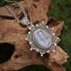 Accessories Style Sunflower Gem Fashion Trendy Versatile Pendant Necklace