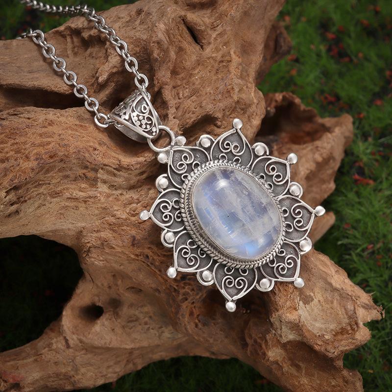 Accessories Style Sunflower Gem Fashion Trendy Versatile Pendant Necklace