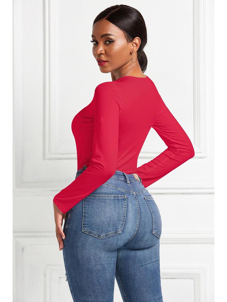 13-Color European Sexy Long Sleeve Jumpsuit Dress - Autumn Collection