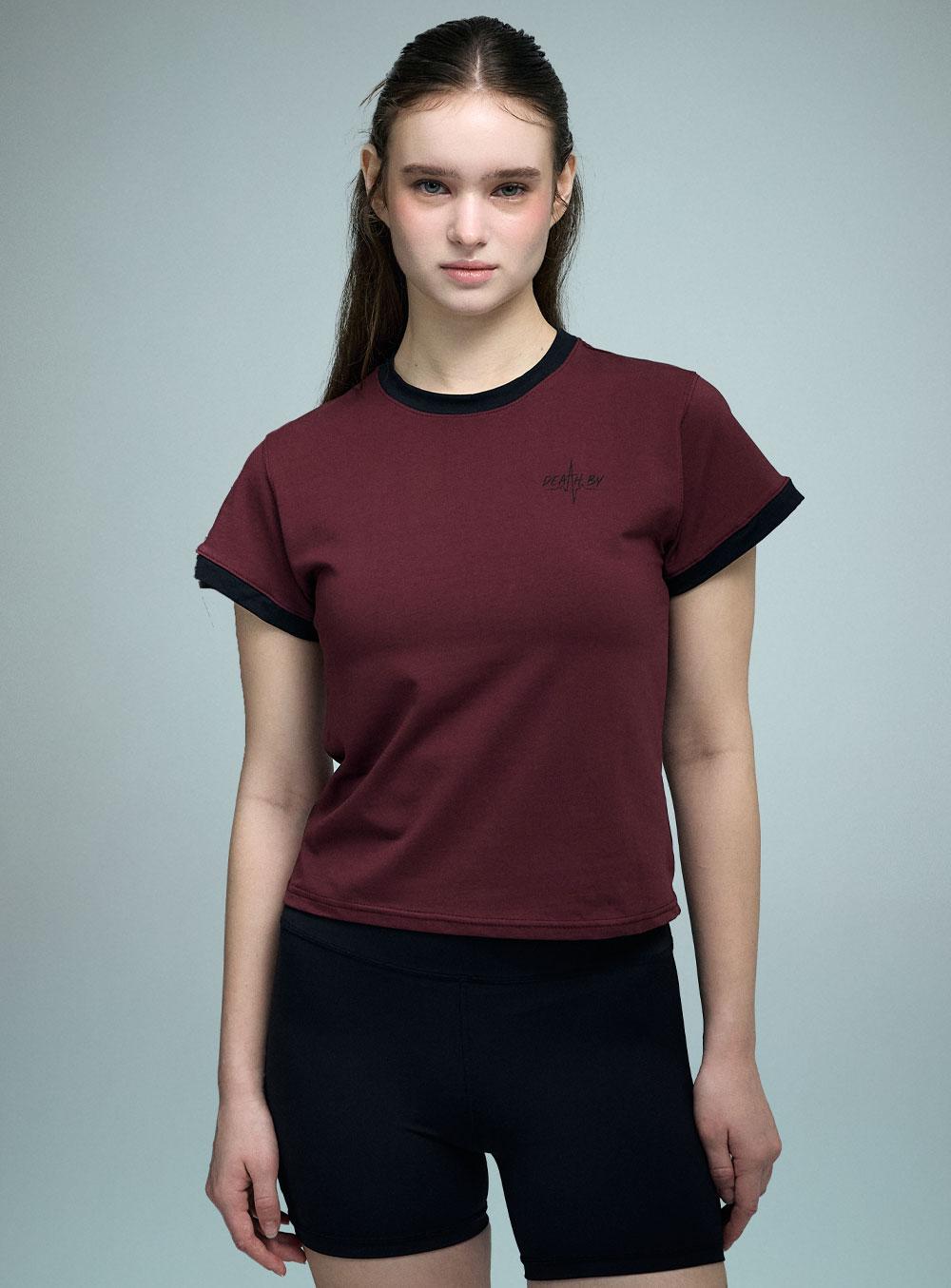 Blue Grain Regular Fit Ringer Death By Red Black Red Black/L