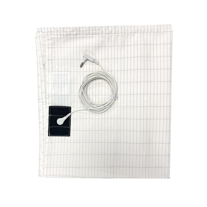 Earthing Bed Sheet Flat Sheet Earth Benefit Gold Connection Earth Cord Anti-static Organic Grounding Mat Radiation Proof