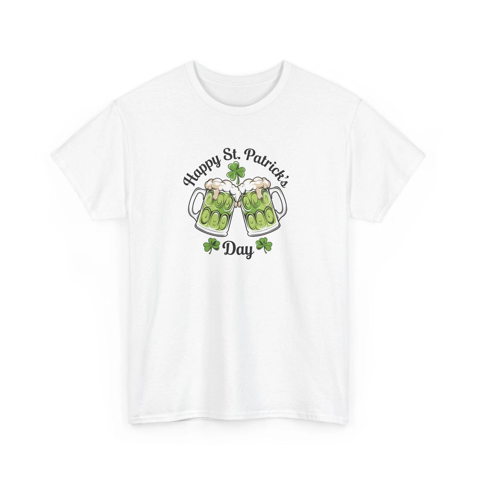 Beer Drinking T-Shirt | Beer Shirt | Happy St Patricks Day Green T-Shirt 2XL