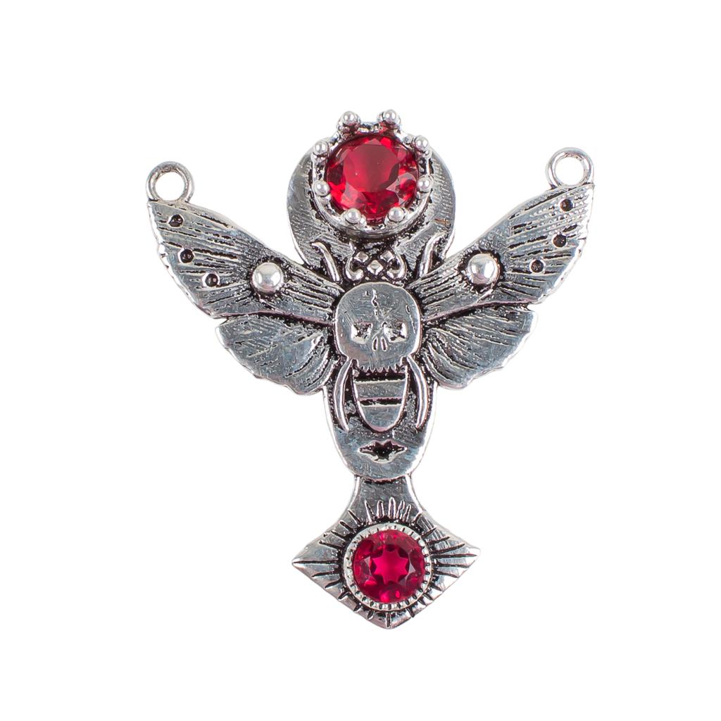 Pink Rubellite Gemstone 925 Sterling Silver Jewelry Pendant 1.5" Gift For Mother CP-10-11