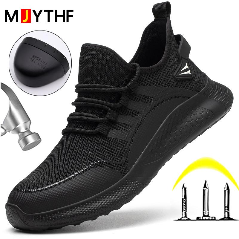 Duży Rozmiar 49 50 Buty Robocze Modne Buty Bezpieczeństwa Odporne na Zgniecenia Odporne na Przebicia Niezniszczalne Buty Lekkie Męskie Damskie Buty Robocze