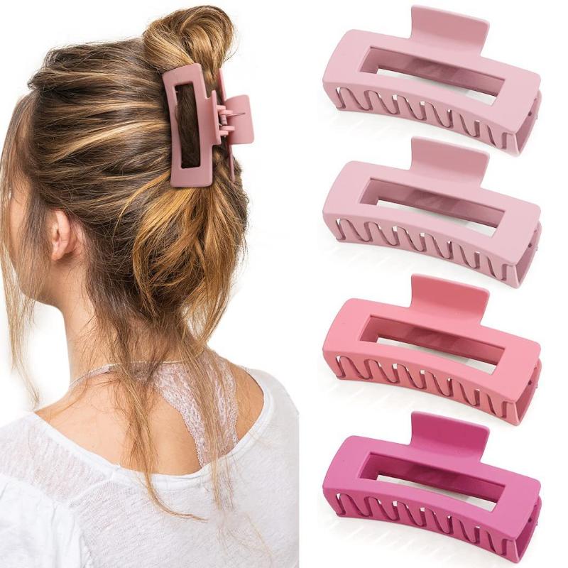 Korean Ins Hair Grab Large Square Hairpin Versatile Shark Clip Headdress Hair Accessories