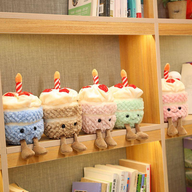 Adorabile Peluche Giocattolo Bambola Torta di Compleanno Jellycat 28cm