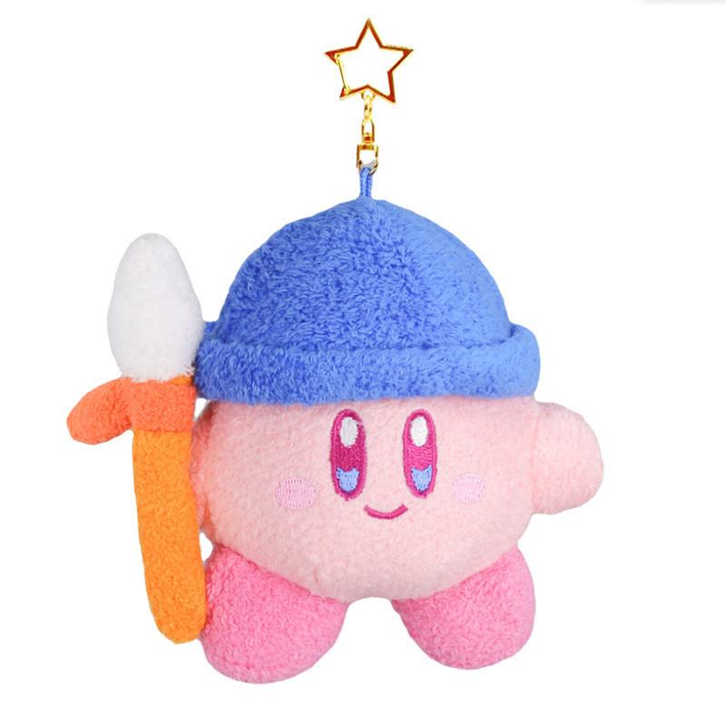 Fashion Kirby Keychain Comfortable Cute Cartoon Backpack Pendant Decoration
