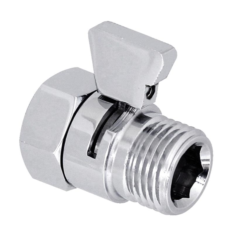 Brass Shower Shut Off Valves Levers Handle Water Flows Control Switchs /2 Thread Suitable for Bathroom Plumbing Fixtures 1