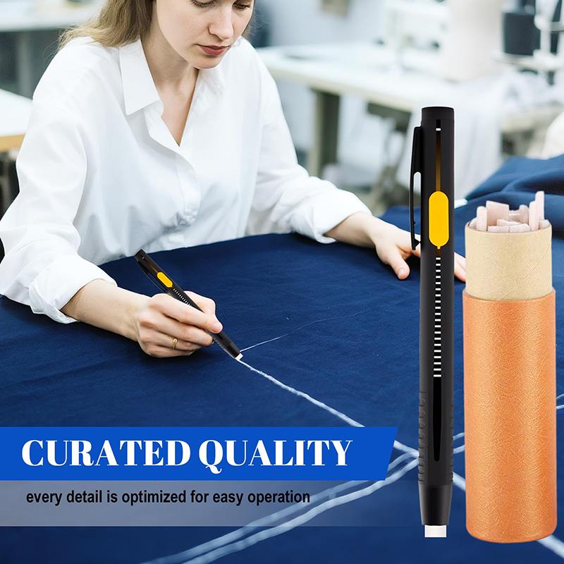 2 Creioane + 20 Rezerve Premium Creion de Croitorie Patchwork Disappearing Fabric Marker Pens Pentru Croitorie Artizanală DIY Marcaj Creta Croitorie