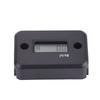 Digital Hour Meter Gauge Timer for Gasoline Engine Racing Motorcycle ATV Mower Black