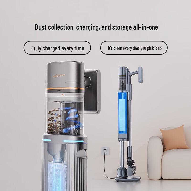 UWANT V200Promax Wireless Self-Emptying Handheld Vacuum Cleaner