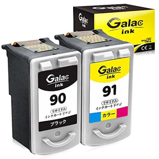 

Canon Ink Cartridges with Compatible with Printers Compatible with PIXMA and BC-90 + BC-91 High-Yield Indicator, BC-70 + BC-71 (Recycled Ink). чорний