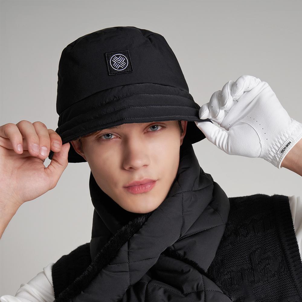 TECHSKIN Wappen Logo Padded Bucket Hat Black