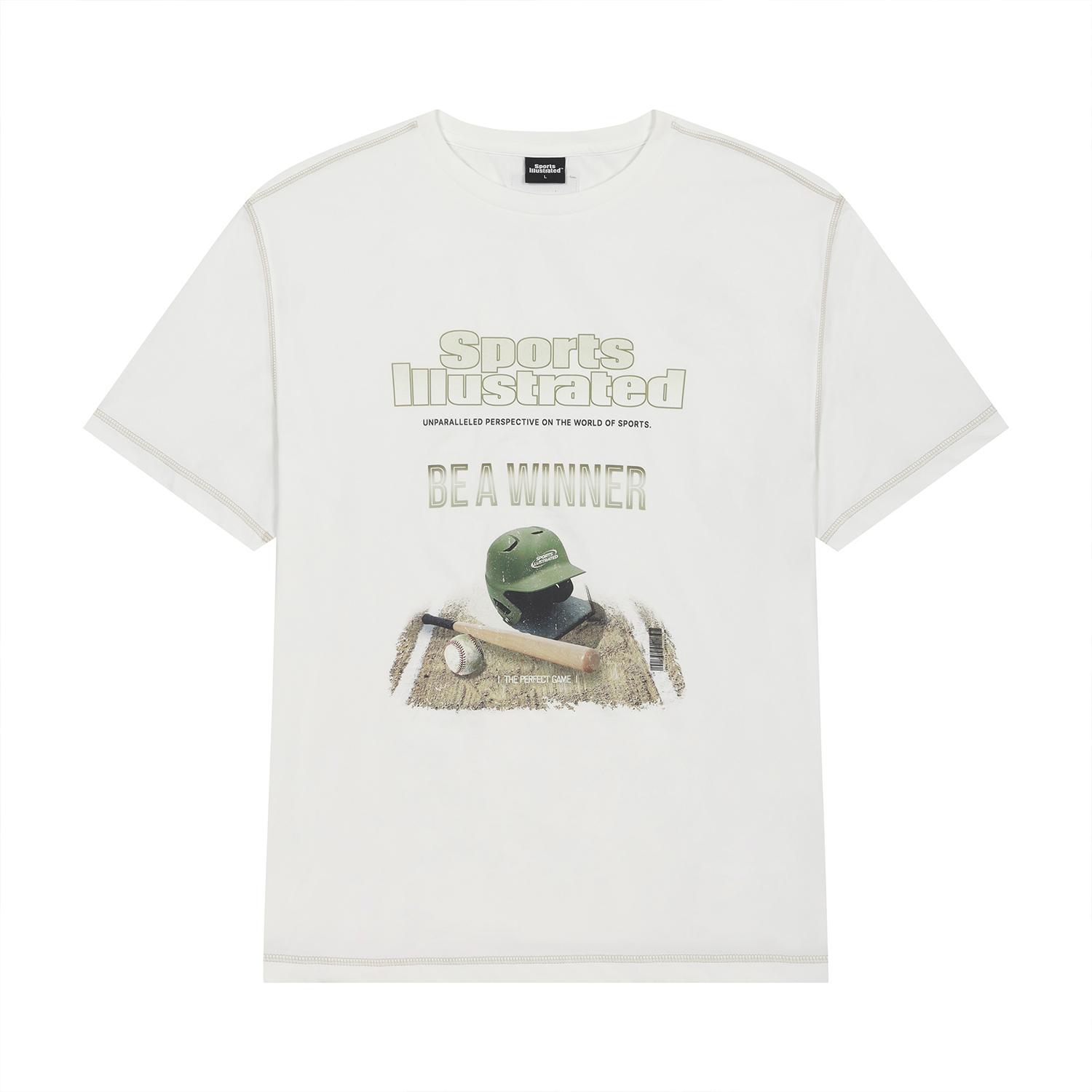 Sports Illustrated Guy Robba Round T-Shirt (White) M