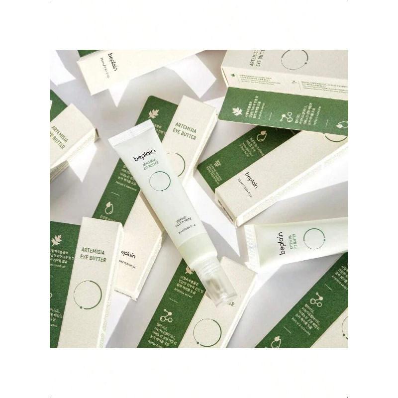 BEPLAIN Artemisia Eye Butter 25ml With Niacinamide And Adenosine For Puffy Eye Bags Fine Lines Dark Circles Wrinkles, Korean Skin Care