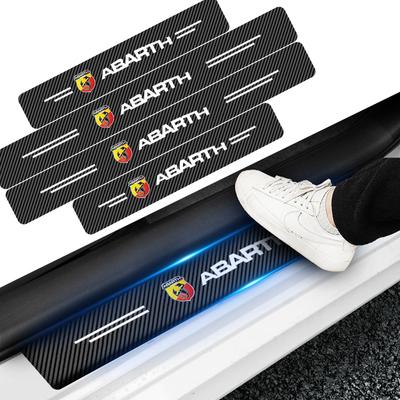 Car Pedal Protection Sticker, Anti Scratch And Anti Fouling Threshold Sticker For Abarth 695 595 Competizione 124 Spider PUNTO