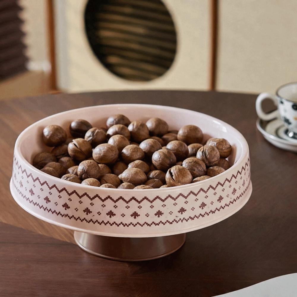 Large Capacity Dried Fruit Plate Plastic Snack Tray Jewelry Storage Tray Entryway Display