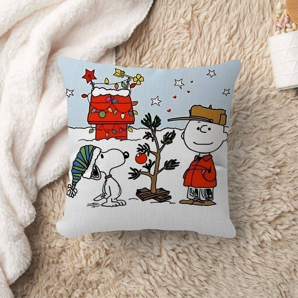 The SSnoopys Show Cartoon Pillow Gifts Home Office Furnishings Bedroom Sofa Car Cushion Cover case xcm