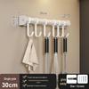 No-Drill Wall-Mounted Kitchen Storage Rack: Multifunctional Holder for Knives, Chopsticks, Pot Lids, and Seasoning Condiments